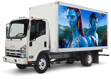 10mm Mobiele LEIDENE van de Pixel Volledige Kleur Reclame, TV-de Schermen voor Vrachtwagens Lichtgewicht leverancier