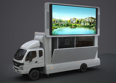 Het hoge Helderheids Openluchtp6 LEIDENE Vrachtwagenvertoning Mobiele Reclamescherm 2 Jaar Garantie leverancier