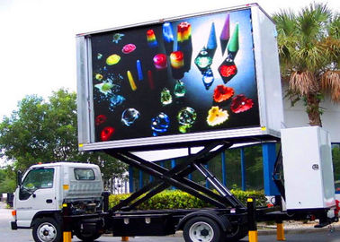 Mobiele Aanhangwagen Opgezette LEIDENE het Schermauto die Video LEIDENE Vertoning 8mm adverteren Pixelhoogte leverancier