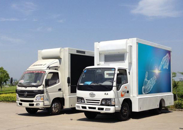 China Mobiele LEIDENE van gelijkstroom 5V P8 Vrachtwagen die, het Vrachtwagen Opgezette LEIDENE Scherm 17mm Dikte adverteren fabriek